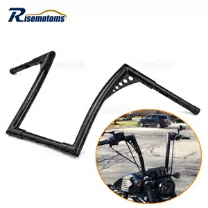 14 インチ エイプ モンキー バー ハンドルバー ブラック ハーレー ソフテイル ダイナ ファット ボブ スポーツスター XL用 14'' Ape Monkey Bar Handlebar Black For Harley Softail Dyna Fat Bob Sportster XL 【並行輸入品】 44,330円