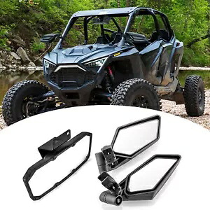 2022-2024 Polaris RZR Pro R /4 UTV HD リアサイド & センター凸面ミラーセット用 For 2022-2024 Polaris RZR Pro R /4 UTV HD Rear Side & Center Convex Mirrors Set 【並行輸入品】
