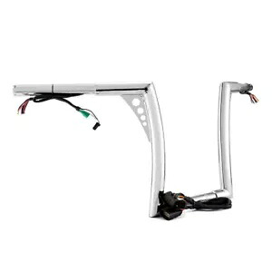 12 インチ ライズ ワイヤード ハンドルバー エイプ バー 2008-2013 ハーレー ロード グライド FLTRX FLTRU 用 12\