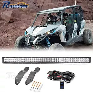 Can-Am コマンダー 1000/800 マックスルーフ 42 インチ湾曲 LED ライトバーブラケットワイヤーキット用 For Can-Am Commander 1000/800 Max Roof 42\