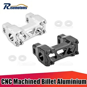 2 インチ ライズ クラブ スタイル ハンドルバー ライザー トップ クランプ ハーレー スポーツスター ダイナ ソフテイル用 2'' Rise Club Style Handlebar Risers Top Clamp For Harley Sportster Dyna Softail 【並行輸入品】