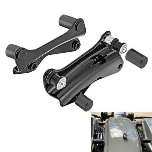 グロスブラック ドッキングハードウェアカバーキット ハーレーエレクトラグライドロード 2014-2024用 Gloss Black Docking Hardware Covers Kit for Harley Electra Glide Road 2014-2024 【並行輸入品】