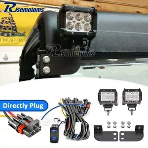 2018-2024 ポラリスレンジャー 570/1000 フルサイズポッド LED リアテールライトマウントキット用 For 2018-2024 Polaris Ranger 570/1000 Fullsize Pod LED Rear Tail Light Mount Kit 【並行輸入品】