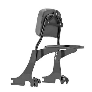 2009-2022 ハーレー スポーツスター アイアン XL883N バックレスト シーシーバー 荷物ラック付き Fit For 2009-2022 Harley Sportster Iron XL883N Backrest Sissy Bar w/Luggage Rack 【並行輸入品】