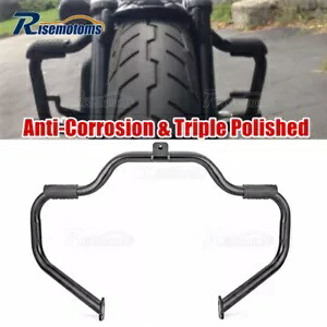 ブラック マスタッシュ エンジン ガード ハイウェイ クラッシュ バー フィット ハーレー ツーリング FLHR FLHT FLHX Black Mustache Engine Guard Highway Crash Bar Fit Harley Touring FLHR FLHT FLHX 【並行輸入品】