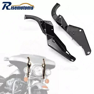 アウターフェアリングサポートブラケットセット ハーレーダビッドソン FLHT FLHX ツーリング 96-13 に適合 Outer Fairing Support Bracket Set Fits Harley-Davidson FLHT FLHX Touring 96-13 【並行輸入品】