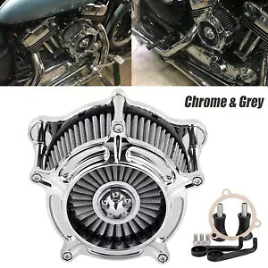 CNC アルミエアクリーナー吸気タービンフィルターキットハーレーツーリング 2008-2016 CNC Aluminum Air Cleaner Intake Turbine Filter Kit For Harley Touring 2008-2016 【並行輸入品】