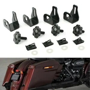 ハードバッグ盗難防止サドルバッグロックハードウェア取り付けハーレーツーリングに適合 Hard Bag Theft Deterrent Saddlebag Lock Hardware Mounting Fit For Harley Touring 【並行輸入品】