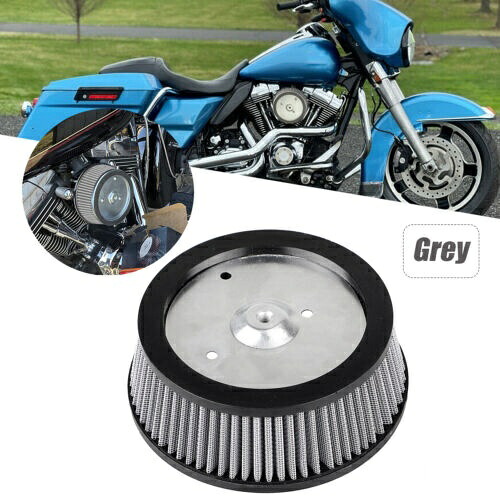 吸盤ハイフローステージ 1 グレーエアクリーナーフィルターインテークハーレービッグツインカム用 Sucker High Flow Stage 1 Grey Air Cleaner Filter Intake For Harley Big Twin Cam 【並行輸入品】 33,605円