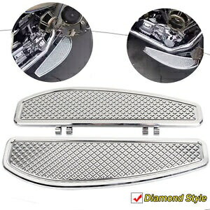 ダイヤモンドドライバー ストレッチフロアボード ハーレーソフテイル FLSTN ファットボーイ ロードキング用 Diamond Driver Stretched Floorboards For Harley Softail FLSTN Fat Boy Road King 【並行輸入品】