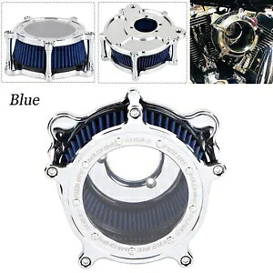 エアクリーナーインテークフィルターキット ハーレー 93-15 ソフテイル ダイナ 93-07 ツーリングクローム用 Air Cleaner Intake Filter Kit For Harley 93-15 Softail Dyna 93-07 Touring Chrome 【並行輸入品】