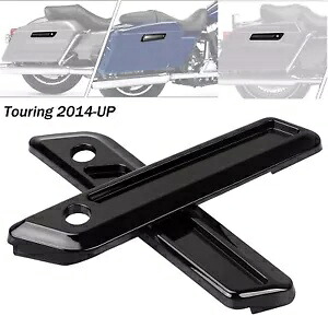 サドルバッグバッグヒンジラッチカバーハーレー 14-23 エレクトラストリートロードグライドキング用 Saddlebag bag Hinge Latch Covers For Harley 14-23 Electra Street Road Glide King 【並行輸入品】