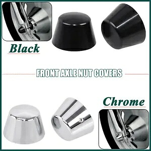 モータースムーズフロントアクスルナットキャップカバーハーレーソフテイルスポーツスターツーリングダイナ用 Motor Smooth Front Axle Nut Cap Cover For Harley Softail Sportsters Touring Dyna 【並行輸入品】