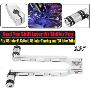 拡張 CNC ヒールトゥシフトレバーシフターペグハーレーロードキングストリートグライド用 Extended CNC Heel Toe Shift Lever Shifter Peg For Harley Road King Street Glide 【並行輸入品】