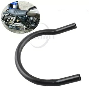 ブラック 230 ミリメートルリアシートフレームフープループエンドアップスウェプトヤマハ XS650/750 XS850S Black 230mm Rear Seat Frame Hoop Loop End Upswept For Yamaha XS650 /750 XS850S 【並行輸入品】
