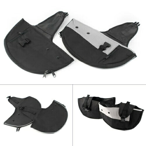 ハーレースポーツスターカスタム/ナイトスター用防水ソフトロワーチャップスレッグウォーマーバッグ Waterproof Soft Lower Chaps Leg Warmer Bag For Harley Sportster Custom/Nightster 【並行輸入品】