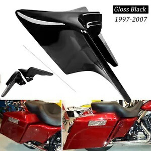 ハーレーエレクトラストリートロードグライドキング用ストレッチ拡張サイドカバーパネル Stretched Extended Side Covers Panel For Harley Electra Street Road Glide King 【並行輸入品】