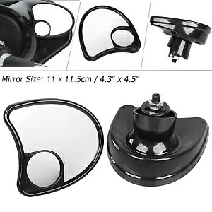 フェアリングマウント バックミラー ハーレー ストリート グライド ウルトラ リミテッド FLHTK 14-23用 Fairing Mount Rearview Mirrors For Harley Street Glide Ultra Limited FLHTK 14-23 【並行輸入品】
