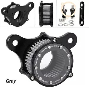 クリアエアクリーナーグレーインテークフィルターハーレーロードキングエレクトラストリートグライド用 Clear Air Cleaner Gray Intake Filters For Harley Road King Electra Street Glide 【並行輸入品】