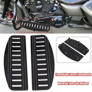 ラバーライダーインサートフロアボードフットボード ヘリテージソフテイル FXSTC/D ロードグライド用 Rubber Rider Insert Floorboard Footboard For Heritage Softail FXSTC/D Road Glide 【並行輸入品】