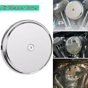 1X クロームエアクリーナーアウターカバースムーズハーレーダイナソフテイルロードキング FLST 1X Chrome Air Cleaner Outer Cover Smooth For Harley Dyna Softail Road King FLST 【並行輸入品】