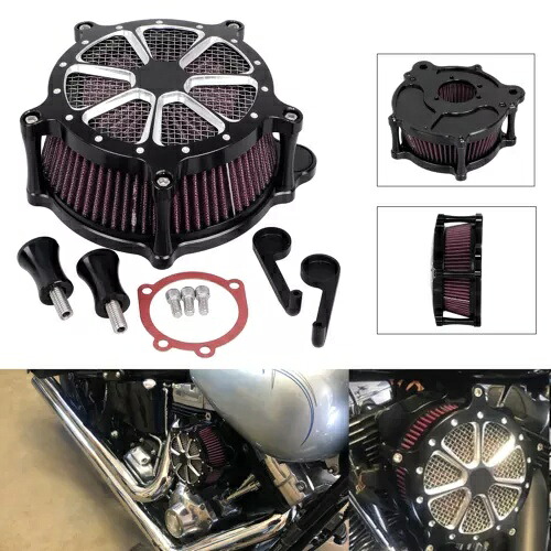 エアクリーナーインテークフィルターアセンブリキットハーレーエレクトラグライドロードキング 93-07 Air Cleaner Intake Filter Assembly Kit For Harley Electra Glide Road King 93-07 【並行輸入品】