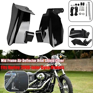 USミッドフレームエアディフレクターカバーハーレーダイナファットストリートボブワイドスーパーグライド用 US Mid Frame Air Deflector Cover For Harley Dyna Fat Street Bob Wide Super Glide 【並行輸入品】
