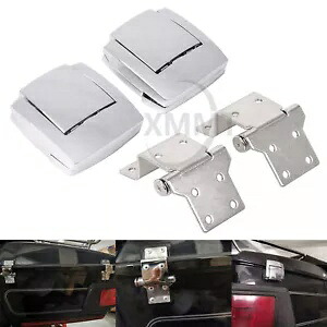 オートバイツアーパックパックラッチ&ヒンジハードウェアハーレーエレクトラグライド87-13用 Motorcycle Tour-Pak Pack Latches & Hinge Hardware For Harley Electra Glide 87-13 【並行輸入品】