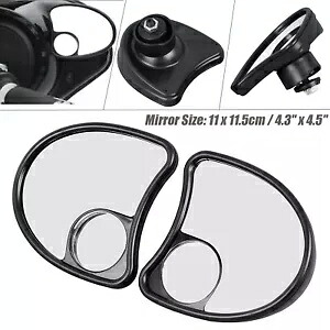 ブラック フェアリング マウント ミラー ハーレー トライ グライド ウルトラ クラシック FLHTCUTG 09?13 US 用 Black Fairing Mount Mirrors For Harley Tri Glide Ultra Classic FLHTCUTG 09?13 US 【並行輸入品】