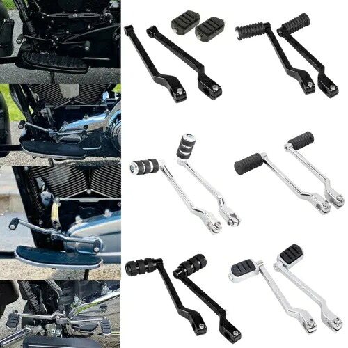 ヒールトゥシフトレバー + シフターペグハーレーツーリングソフテイルロードキングトライグライド用 Heel Toe Shift Lever +Shifter Peg For Harley Touring Softail Road King Tri Glide 【並行輸入品】