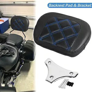 シーシーバー バックレスト パッド ブラケット付き ハーレー ツーリング ロードキング ストリート グライドに適合 Sissy Bar Backrest Pad w/ Bracket Fit For Harley Touring Road King Street Glide 【並行輸入品】