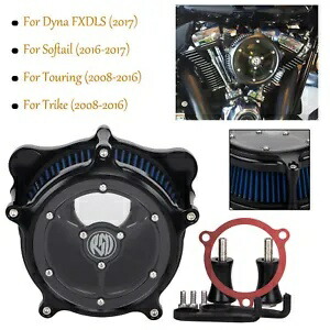 RSD エアクリーナー ブルー インテークフィルター ハーレー ストリート ロードグライド ロードキング 08-16用 RSD Air Cleaner Blue Intake Filter For Harley Street Road Glide Road King 08-16 【並行輸入品】
