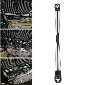 ブラック CNC シフター ロッド ラウンド シフト リンケージ リンク ツーリング FLHT ソフテイル用 Black CNC Shifter Rod Round Shift Linkage Link Fit For Touring FLHT Softail 【並行輸入品】