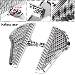 リアフロアボード フットペグ ハーレーモデル ストリートグライド ロードキング ダイナ FLHT用 Rear Floorboards Foot Pegs For Harley models Street Glide Road King Dyna FLHT 【並行輸入品】