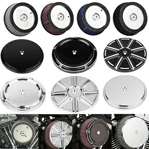 エアクリーナーカバー/エレメント ハーレーソフテイル ロードキング エレクトラグライド FXD ダイナ用 Air Cleaner Cover / Element For Harley Softail Road King Electra Glide FXD Dyna 【並行輸入品】