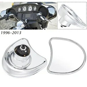 クロームバットウィングフェアリングマウントサイドミラーはハーレーストリートグライド1996-2013に適合します。 Chrome Batwing Fairing Mount Side Mirrors Fits For Harley Street Glide 1996-2013 【並行輸入品】