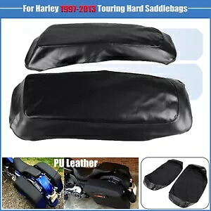 ブラックハードサドルバッグ蓋カバーハーレーロードグライドFLTR EFI FLTRI 1998-2013 US用 Black Hard Saddlebag Lid Cover For Harley Road Glide FLTR EFI FLTRI 1998-2013 US 【並行輸入品】