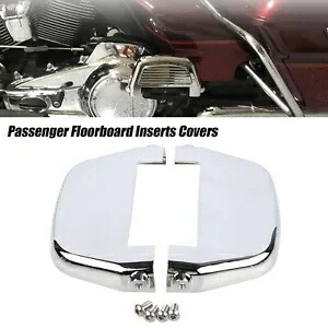 ハーレー 99-13 ツーリング エレクトラ ロード ストリート グライド用リアフロアボードインサートカバー Rear Floorboard Insert Cover For Harley 99-13 Touring Electra Road Street Glide 【並行輸入品】
