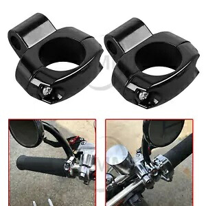 ハーレーダイナソフテイルXLホルダークランプ取付ミラー/ウインカー1インチハンドルバー用 For Harley Dyna Softail XL Holder Clamp Mounting Mirror/Turn Signal 1\