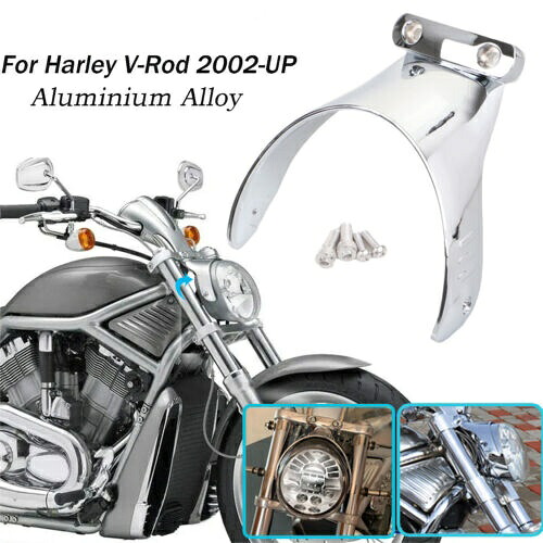 アルミヘッドライトマウントブラケットハーレー V ロッドマッスル VRSCF VRSCAW VRSCA/B Aluminium Headlight Mount Bracket For Harley V-Rod Muscle VRSCF VRSCAW VRSCA / B 【並行輸入品】