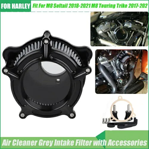 エアクリーナーインテークフィルターハーレーツーリングエレクトラストリートグライドロードキングに適合 Air Cleaner Intake Filter Fit For Harley Touring Electra Street Glide Road King 【並行輸入品】