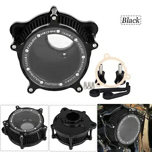ブラックインテークエアフィルタークリーナーキット ハーレーロードグライド FLTRU FLTRXS FLTRX 18+用 Black Intake Air Filter Cleaner Kit For Harley Road Glide FLTRU FLTRXS FLTRX 18+ 【並行輸入品】