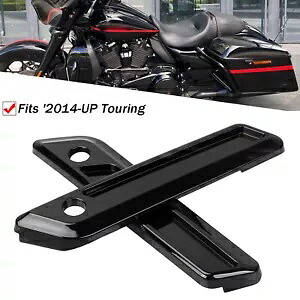 ABS サドルバッグヒンジラッチカバーハーレーツーリングロードキングストリートグライド 14-23 用 ABS Saddlebag Hinge Latch Covers For Harley Touring Road King Street Glide 14-23 【並行輸入品】