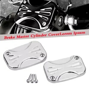 Harley Electra Tri Glide V-Rod用左右ブレーキマスターシリンダーカバーキャップ Left & Right Brake Master Cylinder Cover Cap for Harley Electra Tri Glide V-Rod 【並行輸入品】