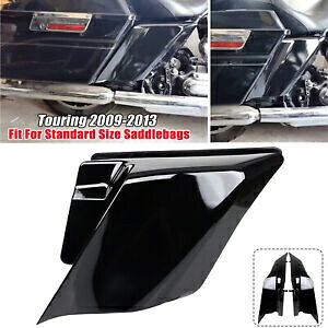 グロスブラックストレッチサイドカバーパネルハーレーツーリングバガー2009-2013に適合 Gloss Black Stretched Side Cover Panel Fit For Harley Touring Baggers 2009-2013 【並行輸入品】
