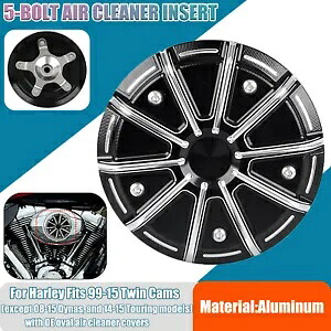 ハーレー ソフテイル FXST ダイナ スーパー グライド FXDL FXDWG 用 5 ボルト エア クリーナー インサート Five-Bolt Air Cleaner Insert For Harley Softail FXST Dyna Super Glide FXDL FXDWG 【並行輸入品】 36,465円