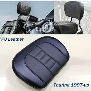 乗客用シーシーバーバックレストパッドハーレーツーリングエレクトラストリートグライドに適合 Passenger Sissy Bar Backrest Pad Fit For Harley Touring Electra Street Glide 【並行輸入品】