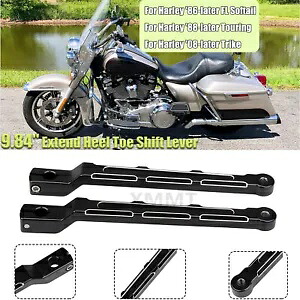 ブラック CNC ヒールトゥシフター ハーレー拡張シフトレバー ツーリング ソフテイル 88-23用 Black CNC Heel Toe Shifter For Harley Extended Shift Lever Touring Softail 88-23 【並行輸入品】