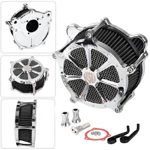オートバイ RSD エアクリーナーインテークフィルターハーレーロードエレクトラストリートグライド米国 Motorcycle RSD Air Cleaner Intake Filter For Harley Road Electra Street Glide US 【並行輸入品】