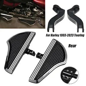 助手席フロアボード フットボード ハーレーツーリング エレクトラ ストリート グライド CVO 93-23用 Passenger Floorboard Footboard For Harley Touring Electra Street Glide CVO 93-23 【並行輸入品】